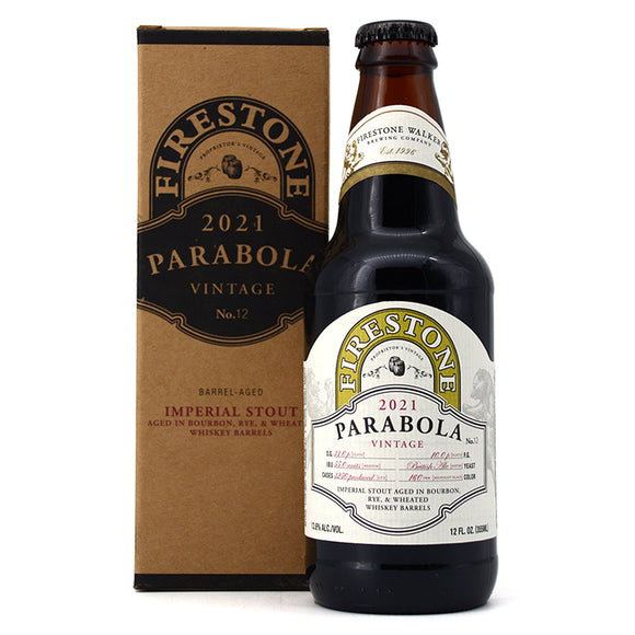 FIRESTONE PARABOLA IMPERIAL STOUT AGED IN BOURBON, RYE & WHEATED WHISKEY BARRELS 355ML