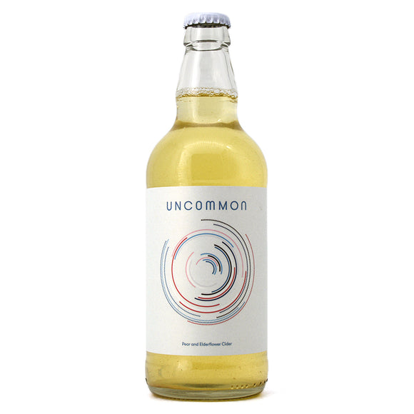 UNCOMMON PEAR AND ELDERFLOWER CIDER 500ML