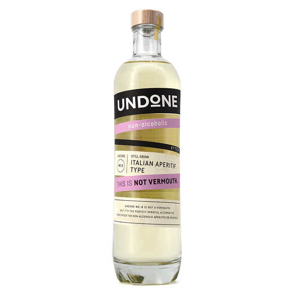 UNDONE THIS IS NOT VERMOUTH NON ALCOHOLIC ITALIAN APERITIF TYPE 750ML