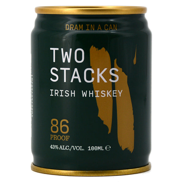 TWO STACKS DRAM IN A CAN IRISH WHISKEY 100ML
