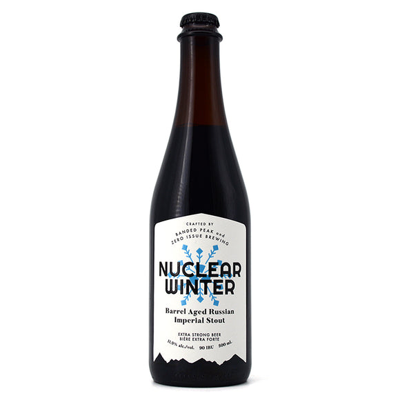 BANDED PEAK ZERO ISSUE NUCLEAR WINTER BARREL AGED RUSSIAN IMPERIAL STOUT 500ML