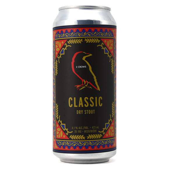 2 CROWS CLASSIC DRY STOUT 473ML