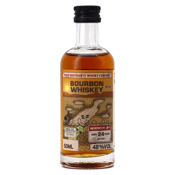 THAT BOUTIQUE-Y WHISKY CO WHISKEY #1 AGED 24 YEARS BOURBON WHISKEY 50ML