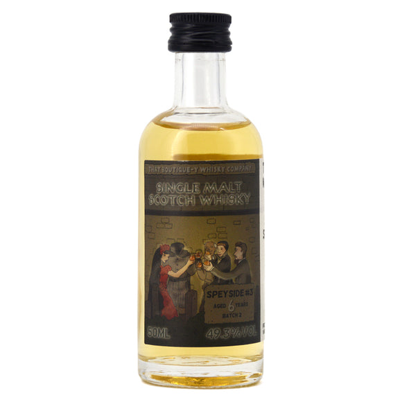 THAT BOUTIQUE-Y WHISKY CO SPEYSIDE #3 AGED 6 YEARS SINGLE MALT SCOTCH WHISKY 50ML