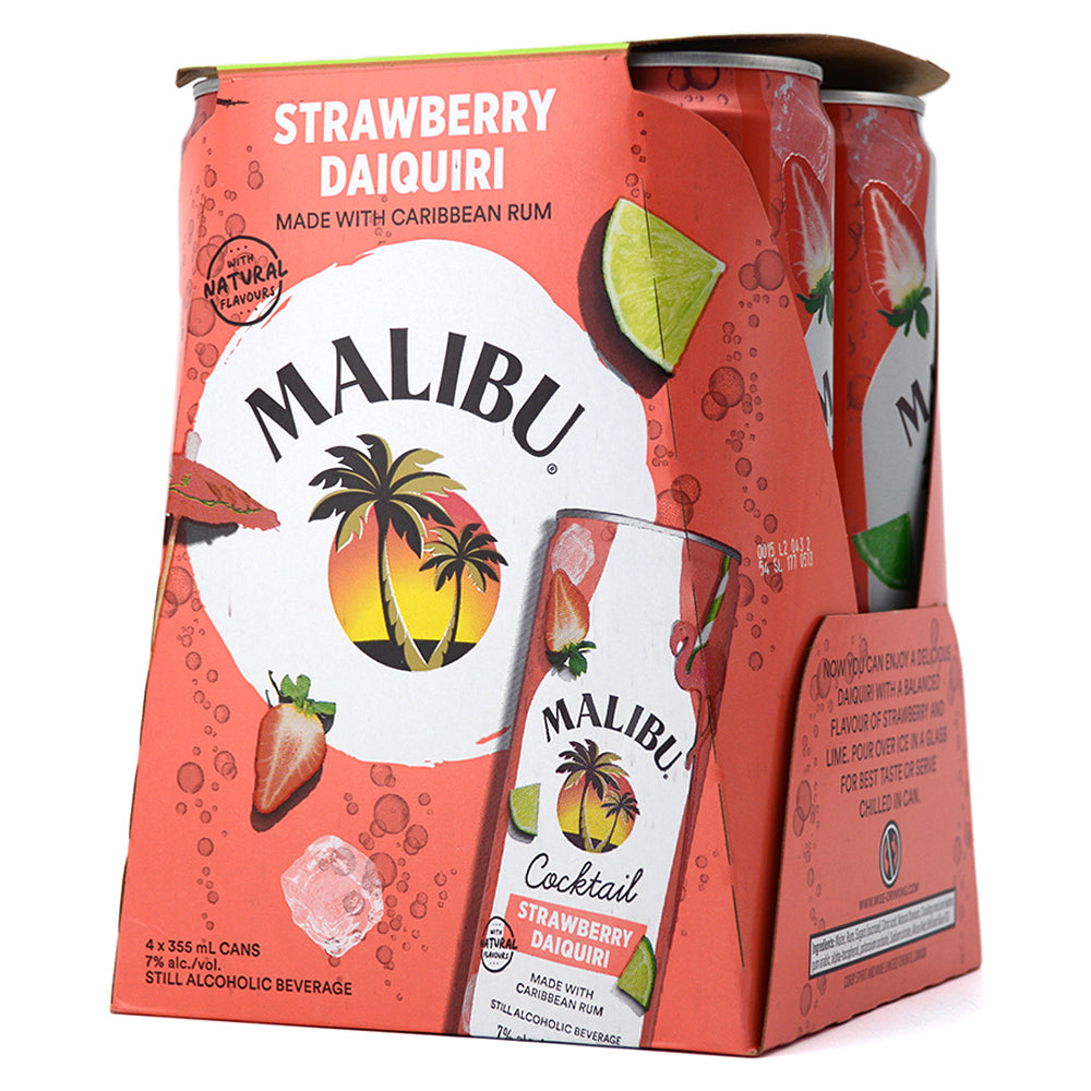 MALIBU STRAWBERRY DAIQUIRI 4C – Sherbrooke Liquor