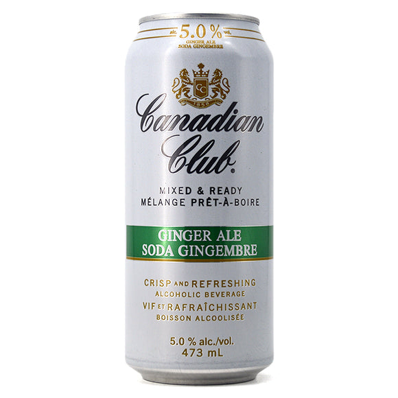 CANADIAN CLUB & GINGER ALE 473ML