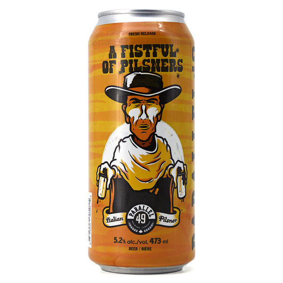 PARALLEL 49 A FISTFUL OF PILSNERS ITALIAN PILSNER 473ML