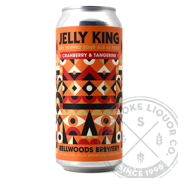 BELLWOODS JELLY KING DRY HOPPED SOUR W CRANBERRY & TANGERINE 473ML