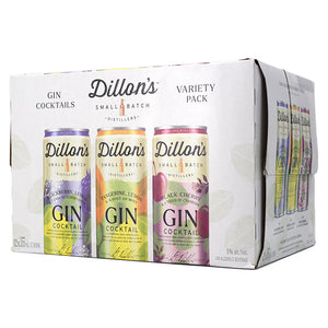 DILLON'S GIN COCKTAIL VARIETY PACK 12C