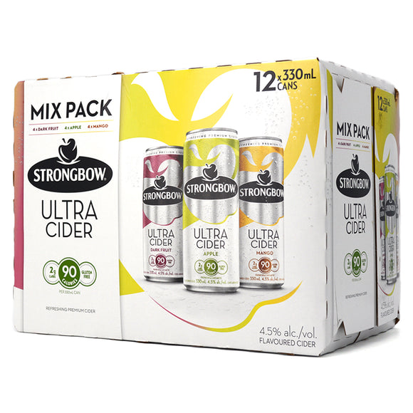 STRONGBOW ULTRA CIDER MIX PACK 12C