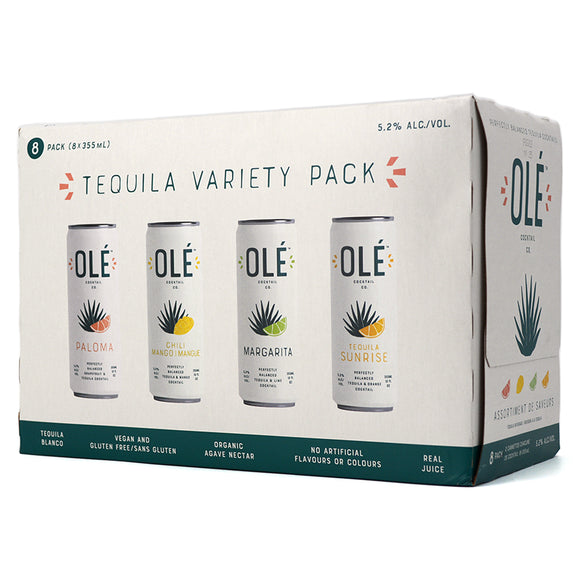 OLE COCKTAIL CO TEQUILA VARIETY PACK 8C