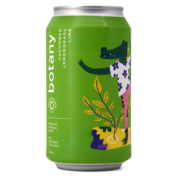 COLLECTIVE ARTS BOTANY CUCUMBER LEMONGRASS LIME SPARKLING WATER 355ML