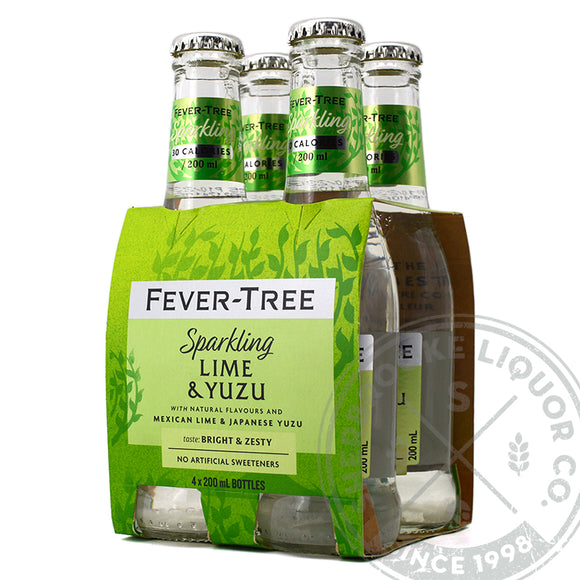 FEVER TREE SPARKLING LIME AND YUZU 4B