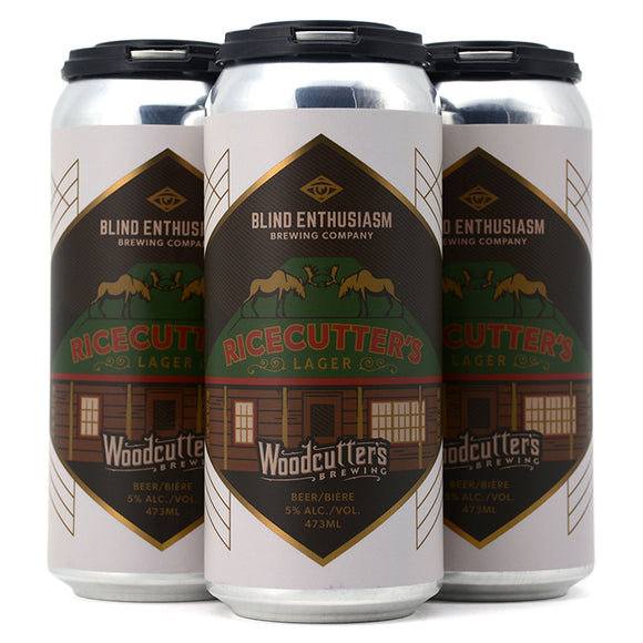 BLIND ENTHUSIASM WOODCUTTERS RICECUTTER'S LAGER 4C