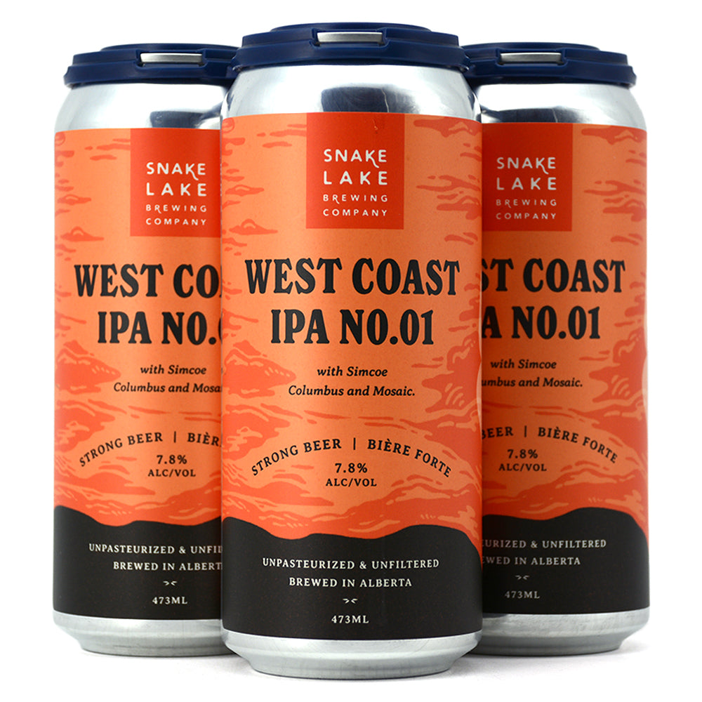 SNAKE LAKE WEST COAST IPA NO.1 4C – Sherbrooke Liquor