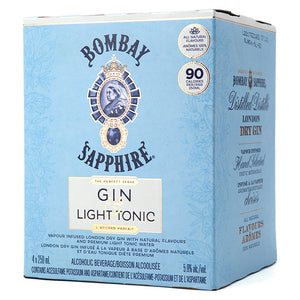BOMBAY SAPPHIRE GIN & TONIC LIGHT 4C