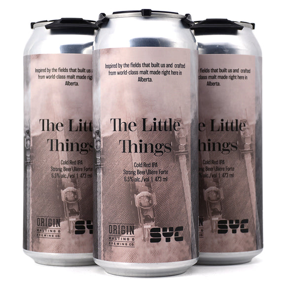 SYC ORIGIN THE LITTLE THINGS COLD RED IPA 4C