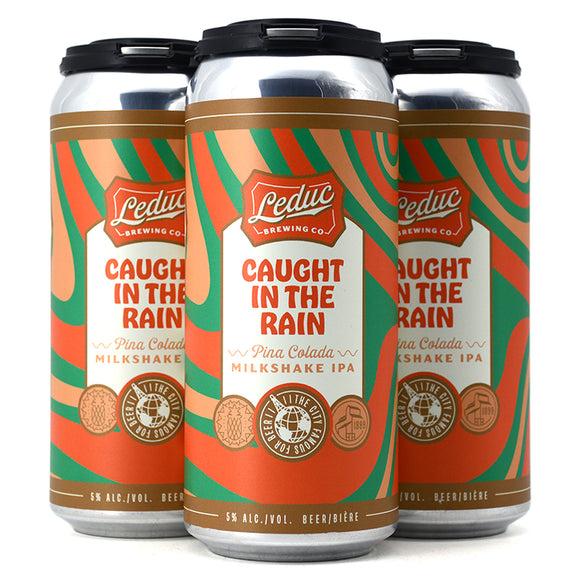 LEDUC BREWING CAUGHT IN THE RAIN PINA COLADA MILKSHAKE IPA 4C