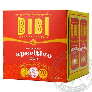 BIBI NON ALCOHOLIC BITTERSWEET APERITIVO SODA 4C