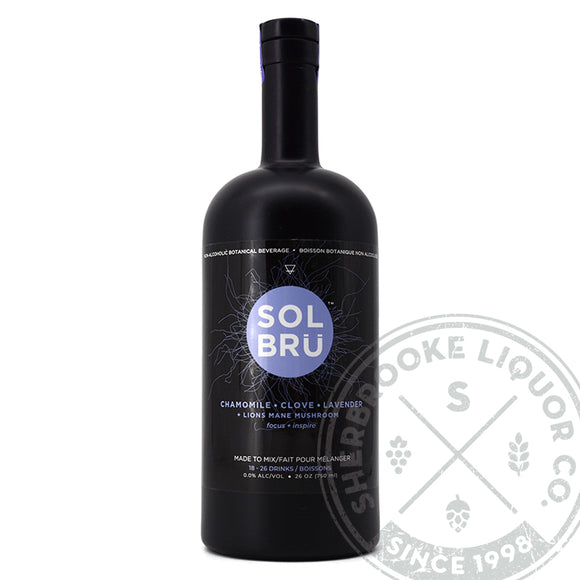 SOLBRU FOCUS + INSPIRE NON-ALCOHOLIC BOTANICAL BEVERAGE 750ML