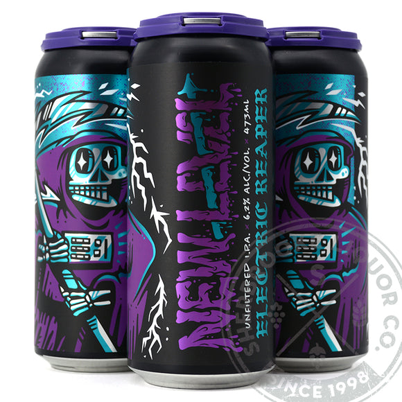 NEW LEVEL ELECTRIC REAPER UNFILTERED IPA 4C
