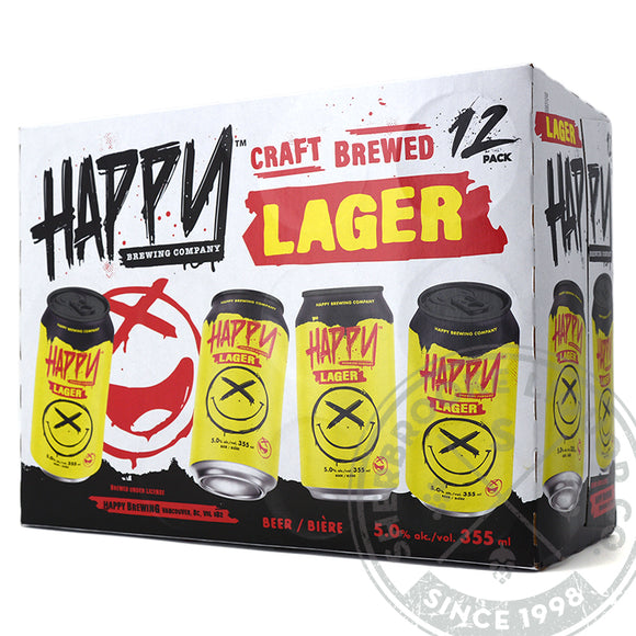 HAPPY BREWING CO LAGER 12C