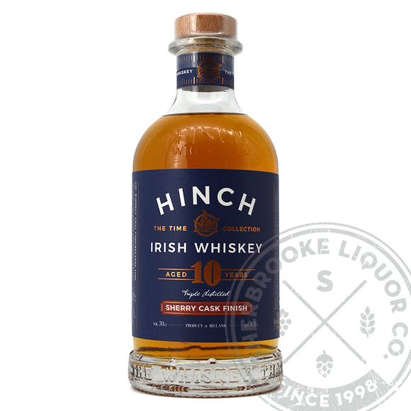 HINCH AGED 10 YEARS SHERRY CASK FINISH IRISH WHISKEY 700ML
