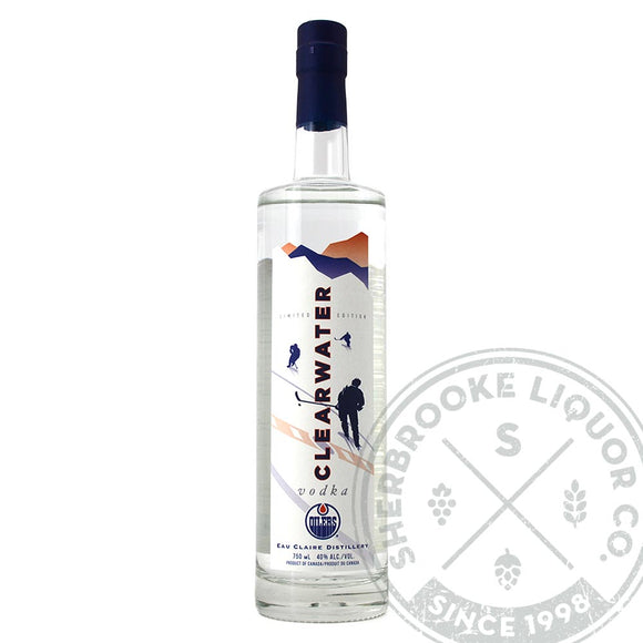 EAU CLAIRE CLEARWATER LIMITED EDITION OILERS VODKA 750ML