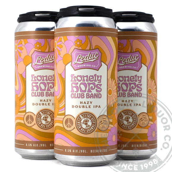 LEDUC BREWING LONELY HOPS CLUB BAND HAZY DOUBLE IPA 4C