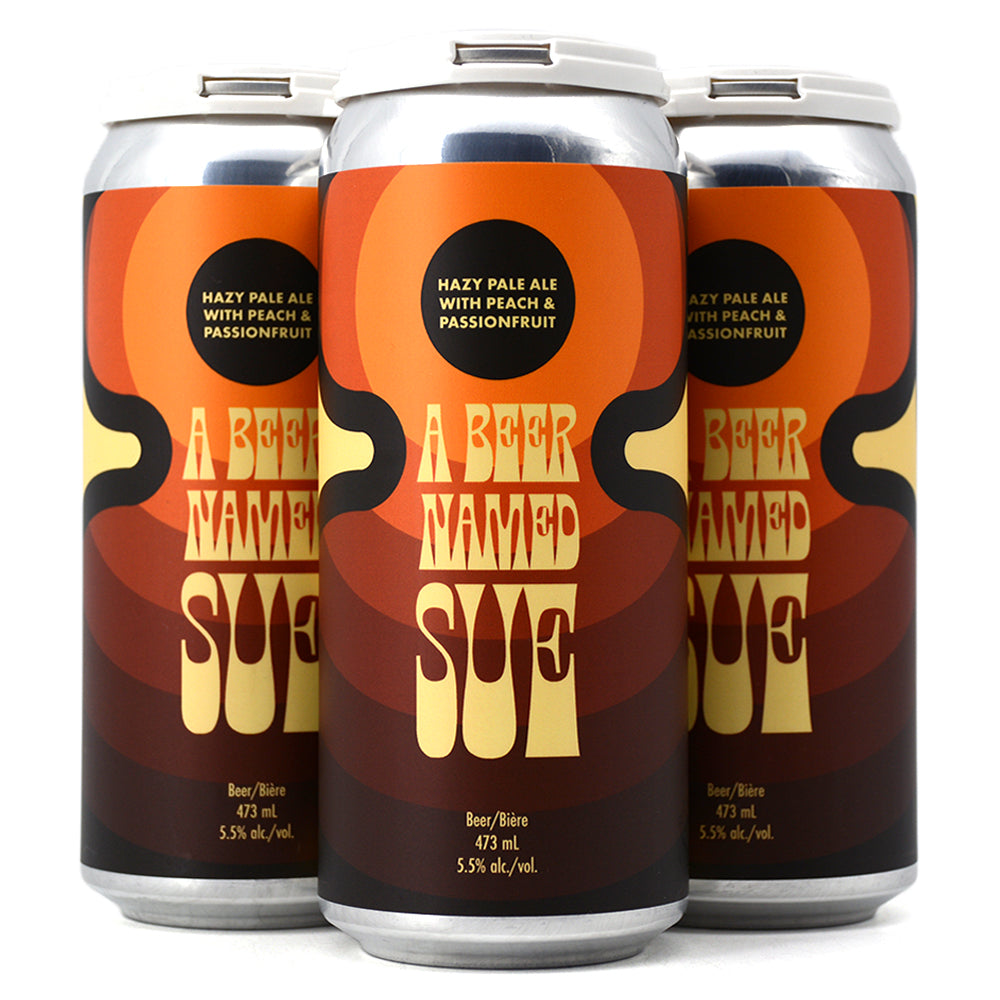 CABIN A BEER NAMED SUE HAZY PALE WITH PEACH & PASSIONFRUIT 4C ...