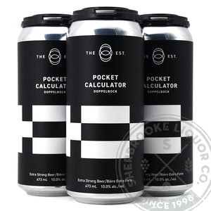 ESTABLISHMENT POCKET CALCULATOR DOPPELBOCK 4C