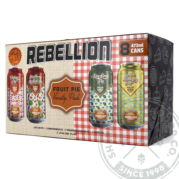 REBELLION BREWING FRUIT PIE VARIETY PACK 8C