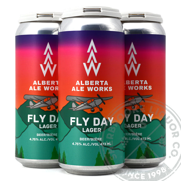 ALBERTA ALE WORKS FLY DAY LAGER 4C
