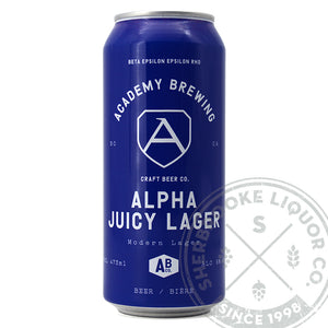 ACADEMY BREWING ALPHA JUICY LAGER 473ML