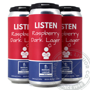 MANUAL LABOUR LISTEN RASPBERRY DARK LAGER 4C