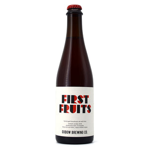 OXBOW FIRST FRUITS FARMHOUSE ALE WITH FRUIT 500ML
