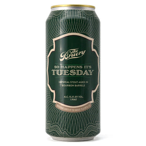 THE BRUERY SO HAPPENS IT'S TUESDAY IMPERIAL STOUT AGED IN BOURBON BARRELS 473ML