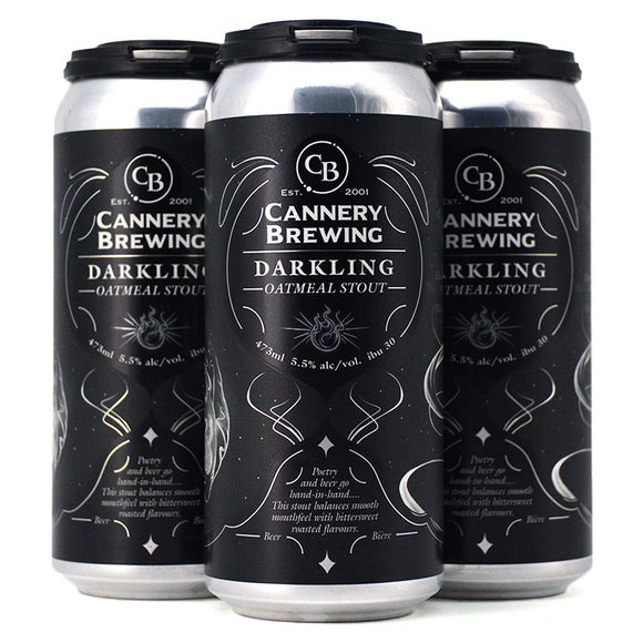 CANNERY BREWING DARKLING OATMEAL STOUT 4C