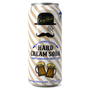 CRAZY UNCLE HARD CREAM SODA 473ML