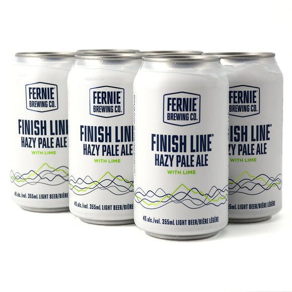 FERNIE BREWING FINISH LINE HAZY PALE ALE WITH LIME 6C