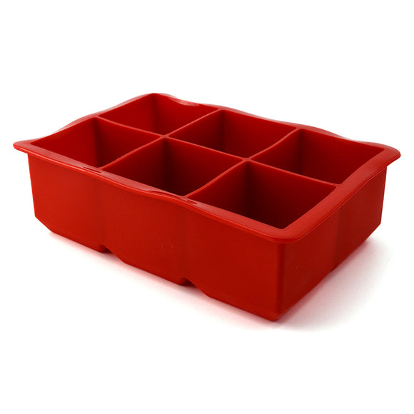 COLOSSAL ICE CUBE TRAY RED