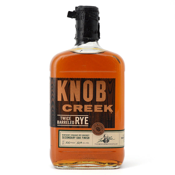 KNOB CREEK TWICE BARRELED RYE 750ML