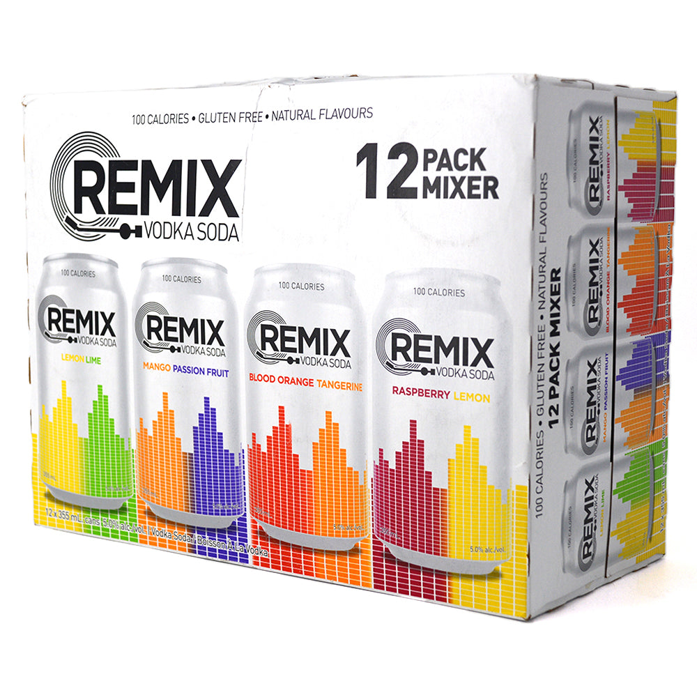 REMIX VODKA SODA VOLUME 1 MIXER PACK 12C Sherbrooke Liquor
