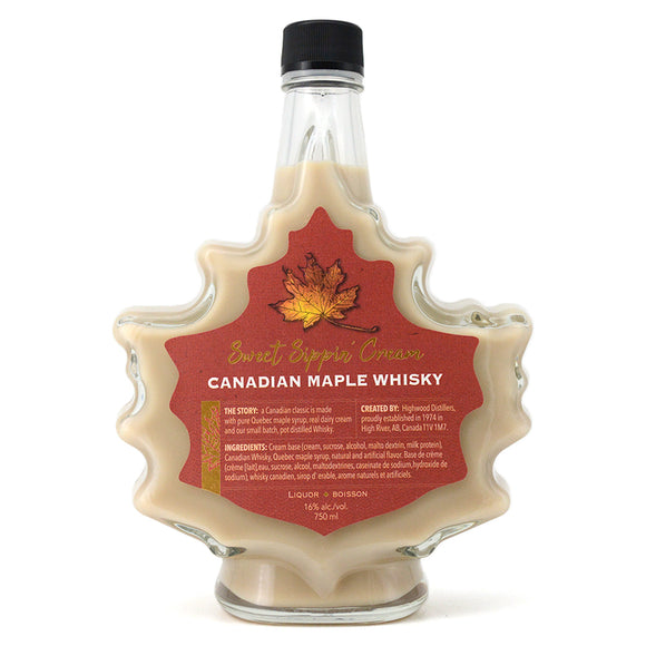 SWEET SIPPIN CREAM CANADIAN MAPLE WHISKY 750ML