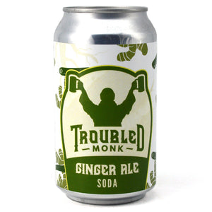 TROUBLED MONK GINGER ALE 355ML