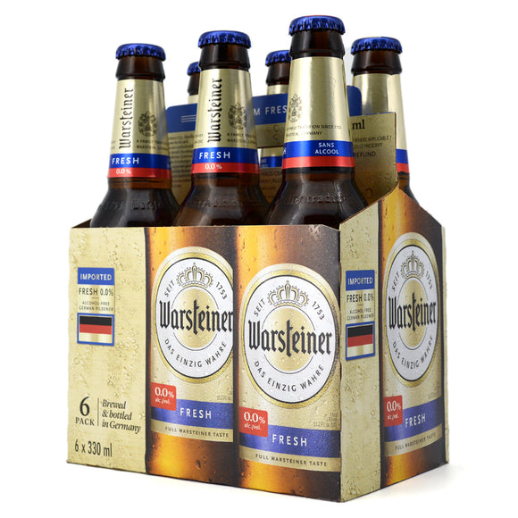 WARSTEINER ALCOHOL FREE GERMAN PILSENER 6B