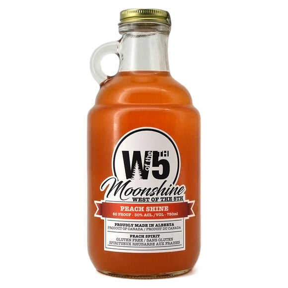 WEST OF THE 5TH MOONSHINE PEACH SHINE 750ML
