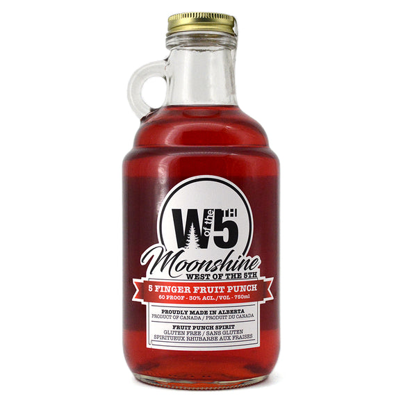 WEST OF THE 5TH MOONSHINE 5 FINGER FRUIT PUNCH 750ML