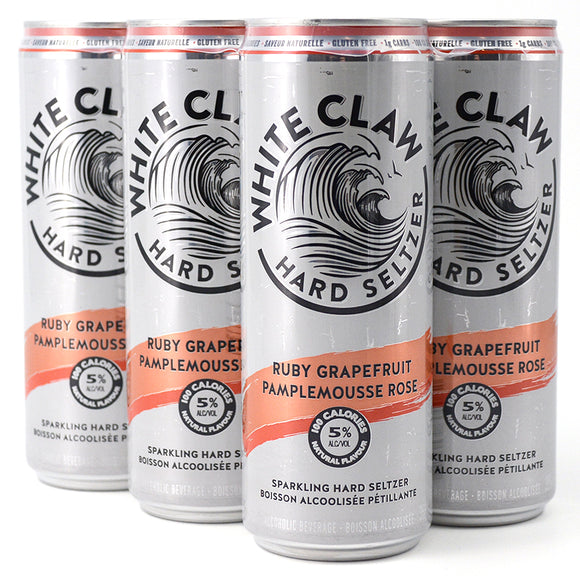 WHITE CLAW RUBY GRAPEFRUIT 6 PACK