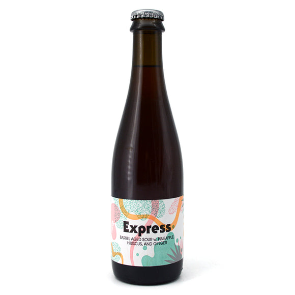 2 CROWS EXPRESS BARREL AGED SOUR W PINEAPPLE HIBISCUS & GINGER 375 mL